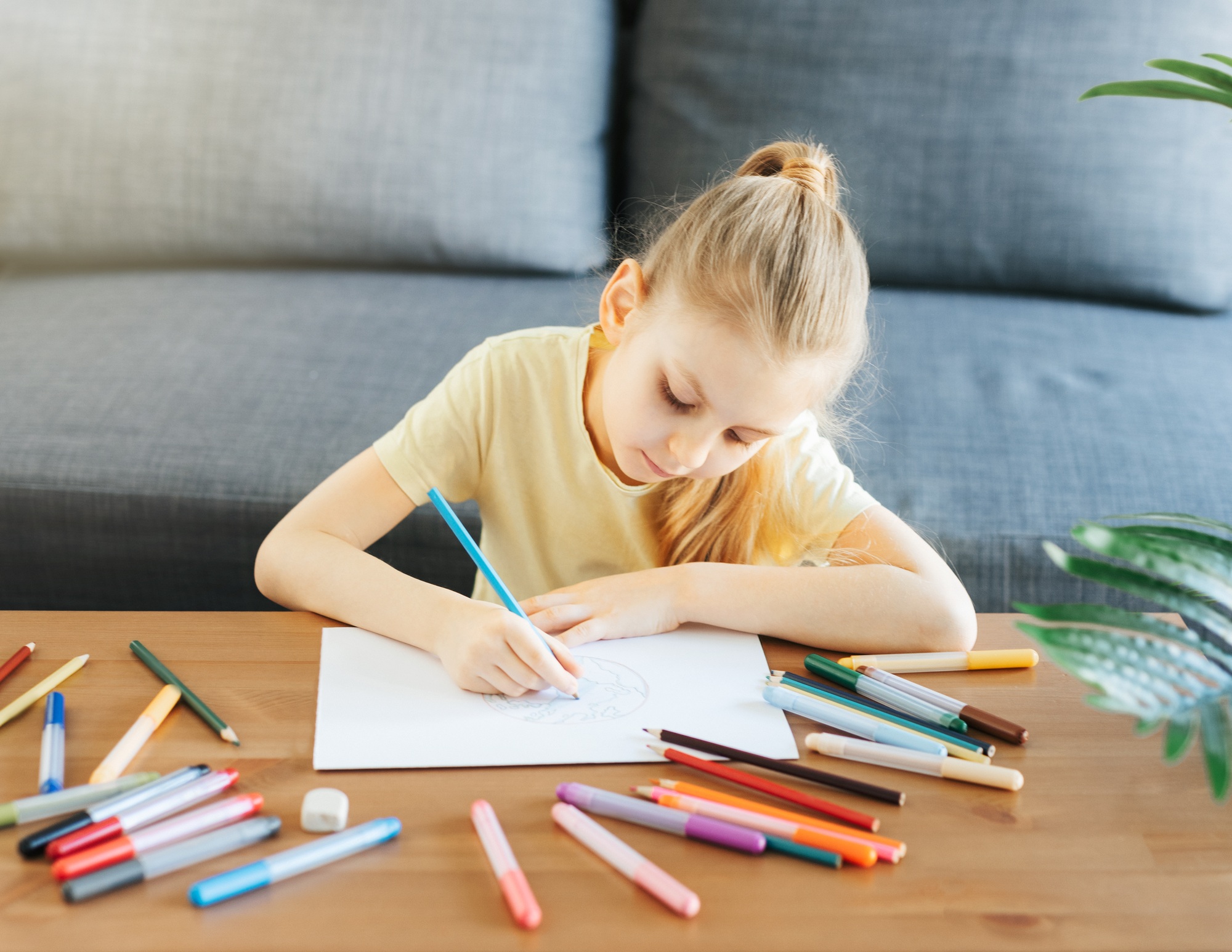 Coloriages d’une princesse Disney à imprimer en PDF : un moment de détente