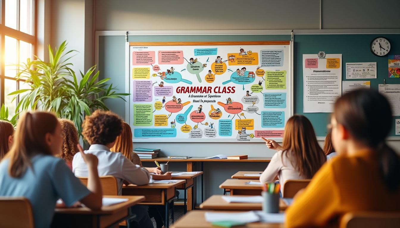 Utilisez une carte mentale : classe grammaticale pour faciliter l’enseignement en classe