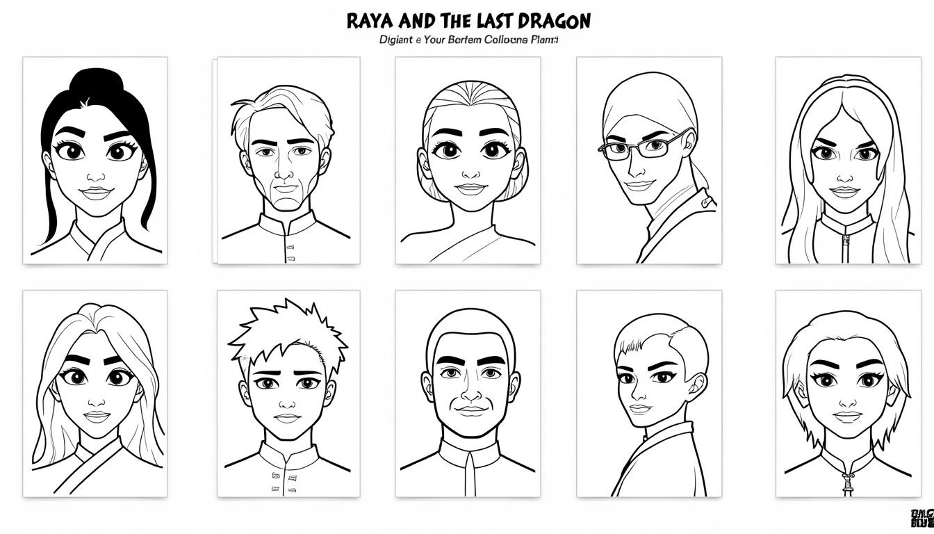 découvrez plusieurs idées de thèmes originaux pour des coloriages inspirés de raya. amusez-vous avec des dessins à imprimer, parfaits pour les enfants et les fans de l'univers raya et le dernier dragon !