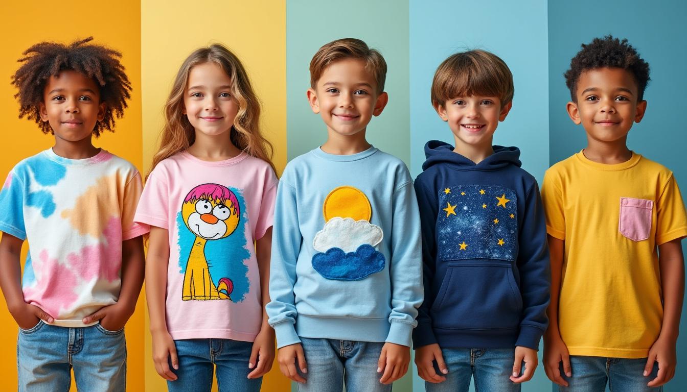5 idées originales de customisation de t-shirts enfants pour un été coloré