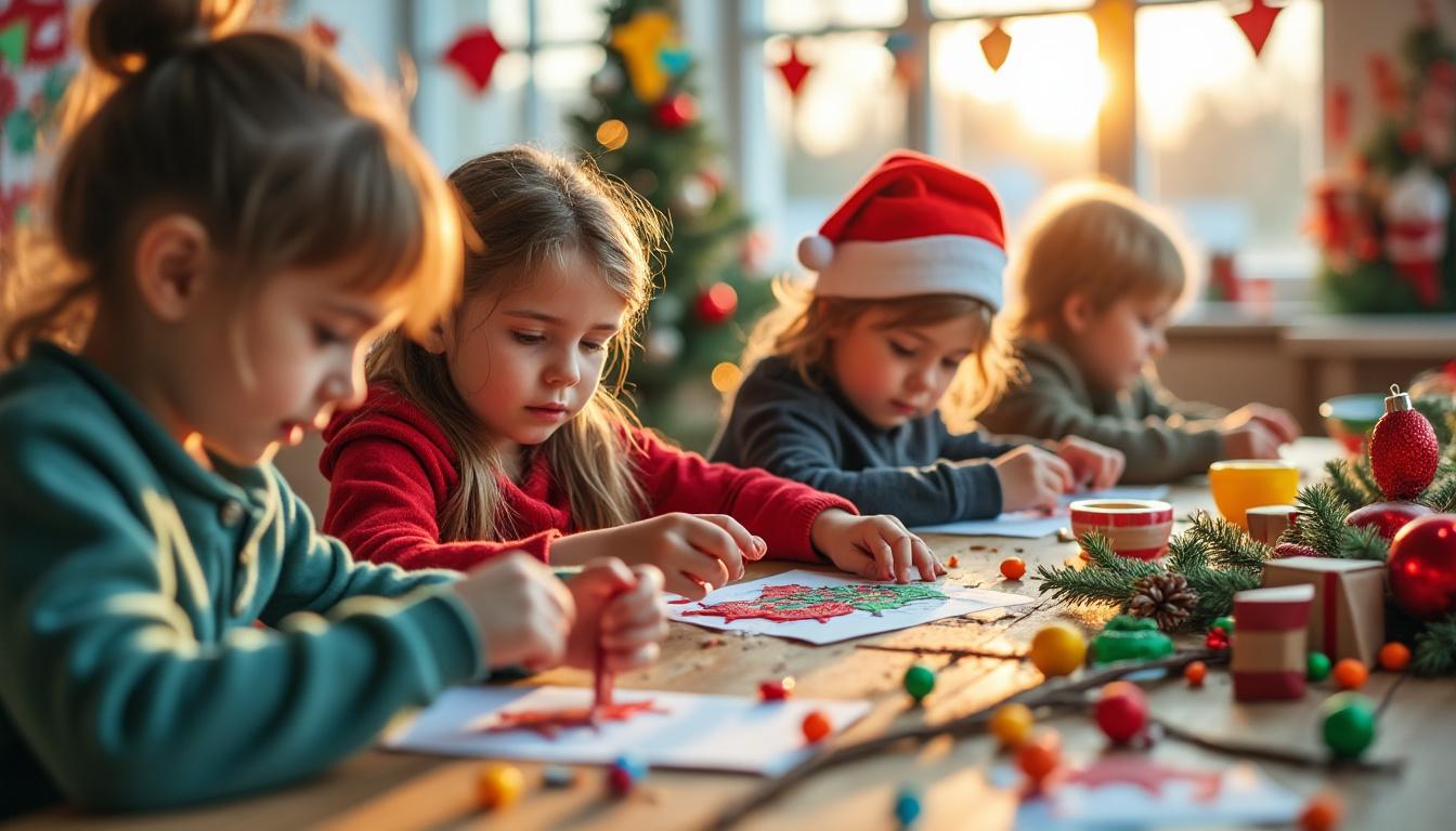 Bricolage de Noël en grande section : idées faciles et amusantes à partager