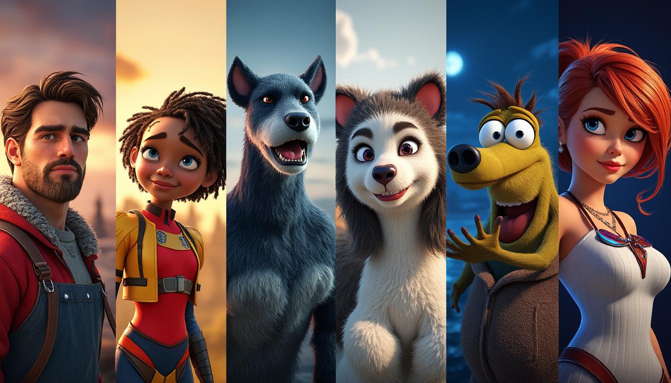 Incontournables personnages de dessin animé en V : liste à découvrir absolument