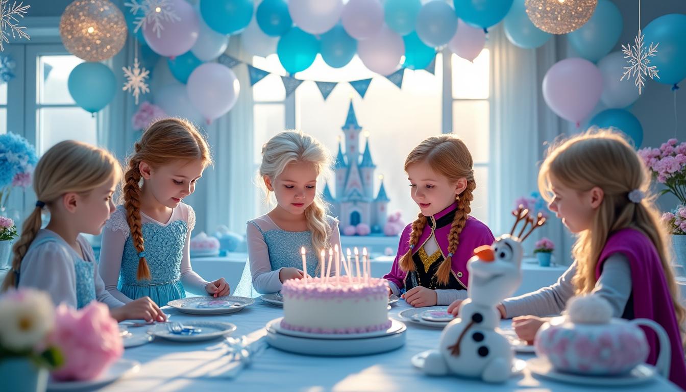 Comment organiser la fête pour enfants reine des neiges parfaite pour vos enfants