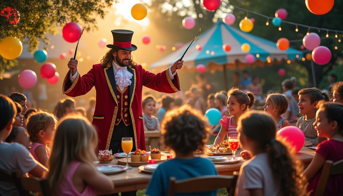 découvrez comment organiser une fête pour enfants magique et inoubliable avec un magicien, pour surprendre et émerveiller vos invités.