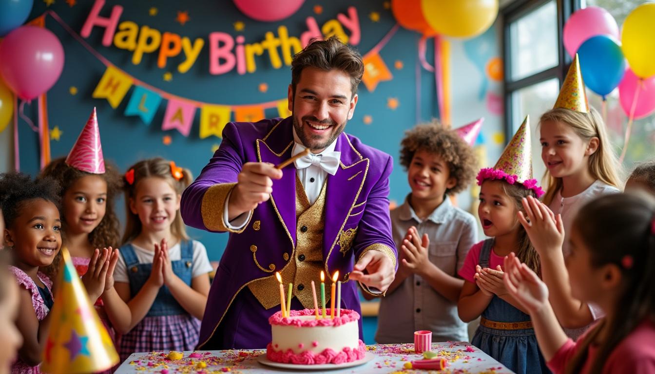 découvrez comment organiser une fête pour enfants inoubliable avec un magicien pour surprendre vos invités et créer des moments magiques.