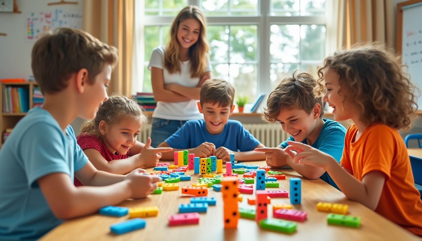 découvrez comment utiliser le domino des nombres pour rendre l'enseignement des mathématiques ludique et efficace, en facilitant la compréhension des concepts numériques.