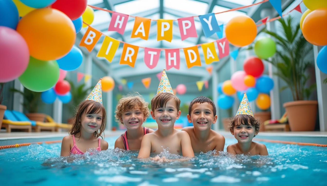 organisez une fête pour enfants réussie à la piscine couverte avec nos conseils essentiels pour garantir la sécurité de tous les invités.