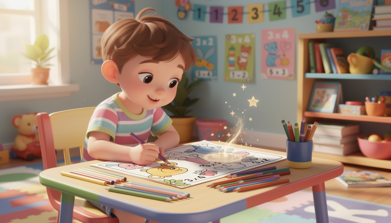 découvrez pourquoi le coloriage magique avec la table de 4 est une méthode ludique et efficace pour un apprentissage dynamique des multiplications.