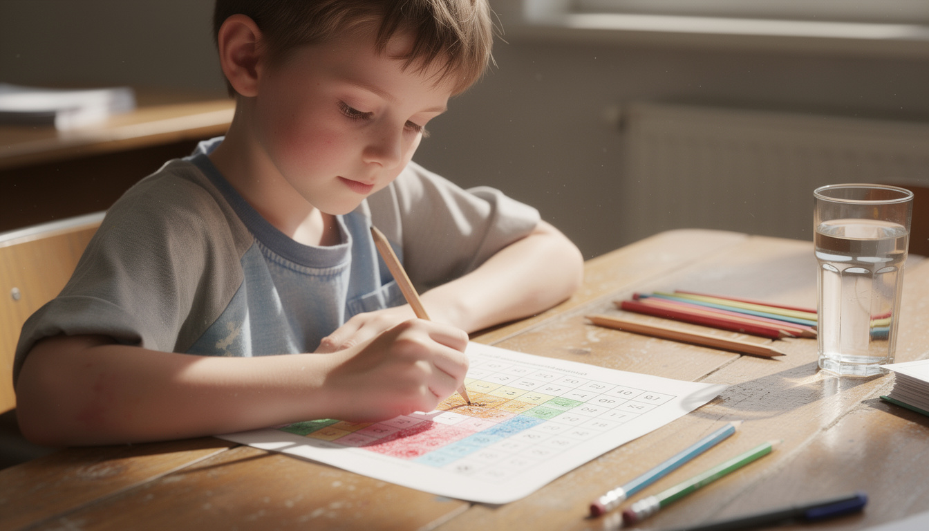 Pourquoi choisir le coloriage magique : table de 4 pour un apprentissage dynamique