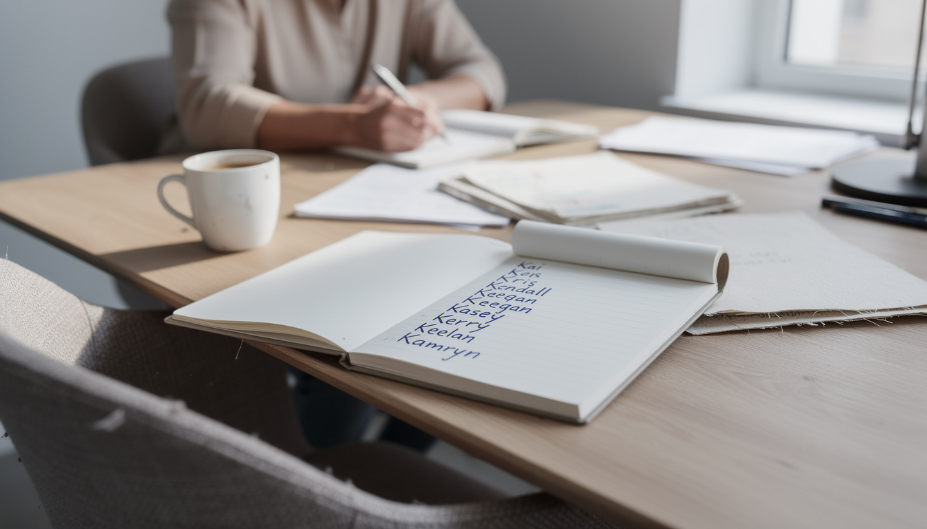 Pourquoi opter pour une liste de prénoms mixtes non genrés commençant par k ?