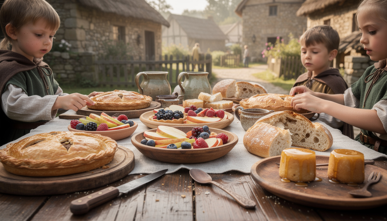 Recettes délicieuses à servir lors d&rsquo;une fête pour enfants avec ambiance médiévale