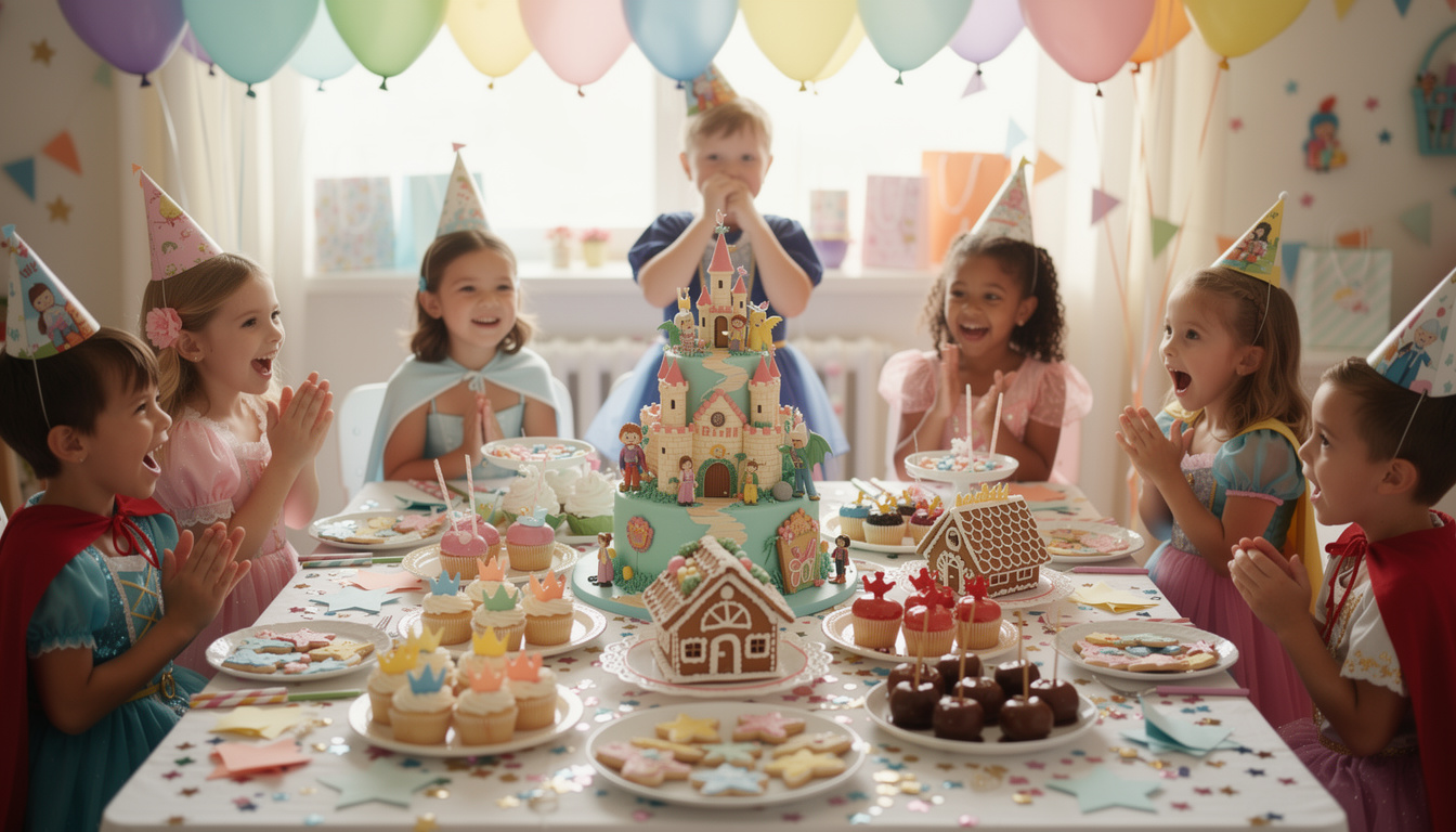 découvrez des recettes gourmandes et ludiques pour un anniversaire d'enfant, inspirées des contes classiques, pour des moments magiques et savoureux.