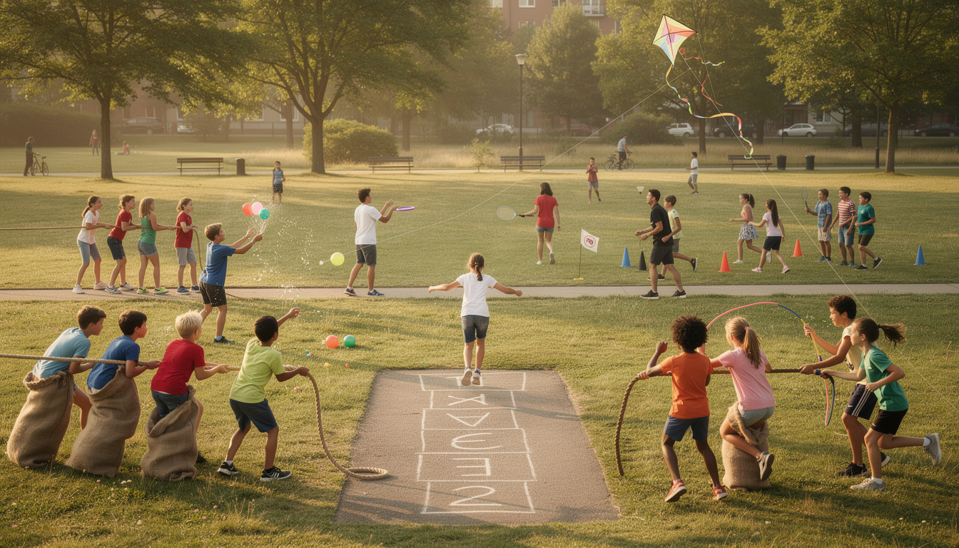 Top 10 des jeux en extérieur animés à essayer pendant l&rsquo;été