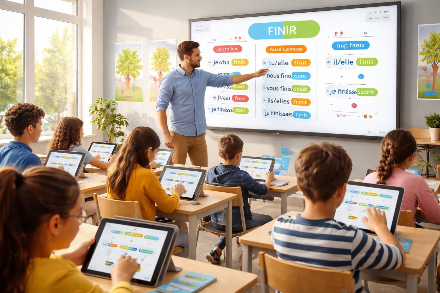 Innovations dans l’enseignement de la conjugaison des verbes en ir