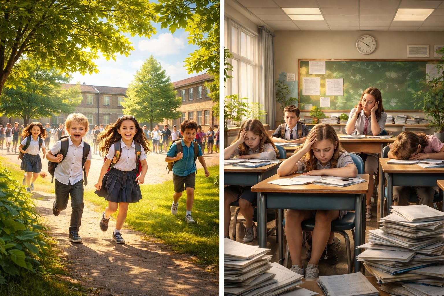 Les avantages et inconvénients du calendrier scolaire de septembre à juin