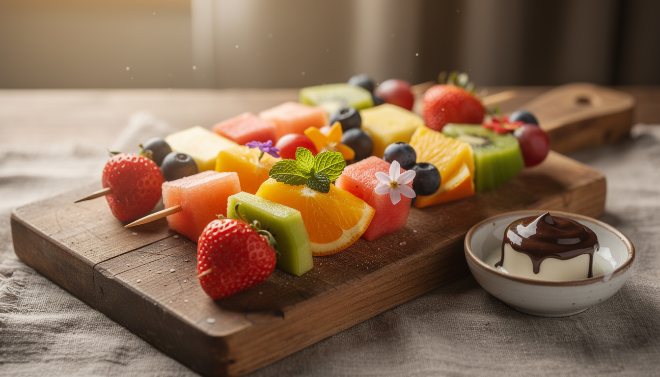 Les meilleures astuces pour la création de brochettes de fruits originales et colorées