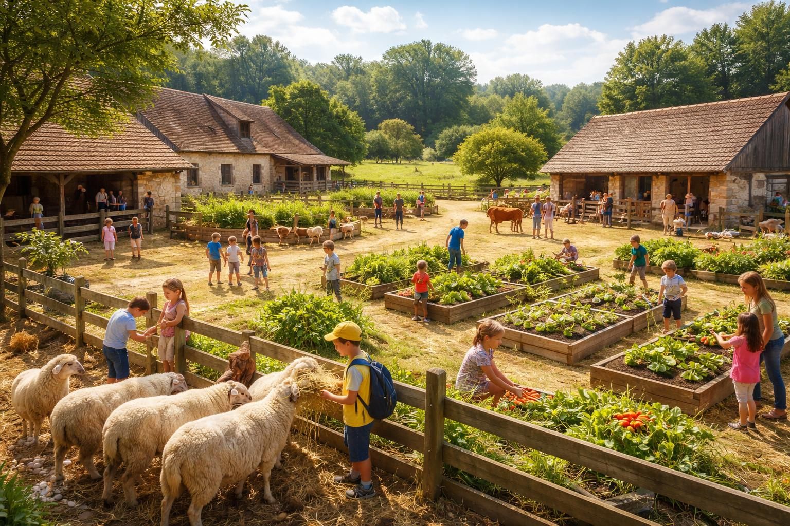 Les secrets de la réussite d&rsquo;une ferme pédagogique à Dreux