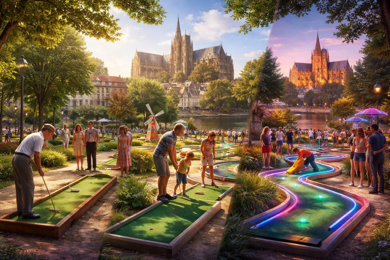 L&rsquo;histoire fascinante du minigolf à Metz et son évolution