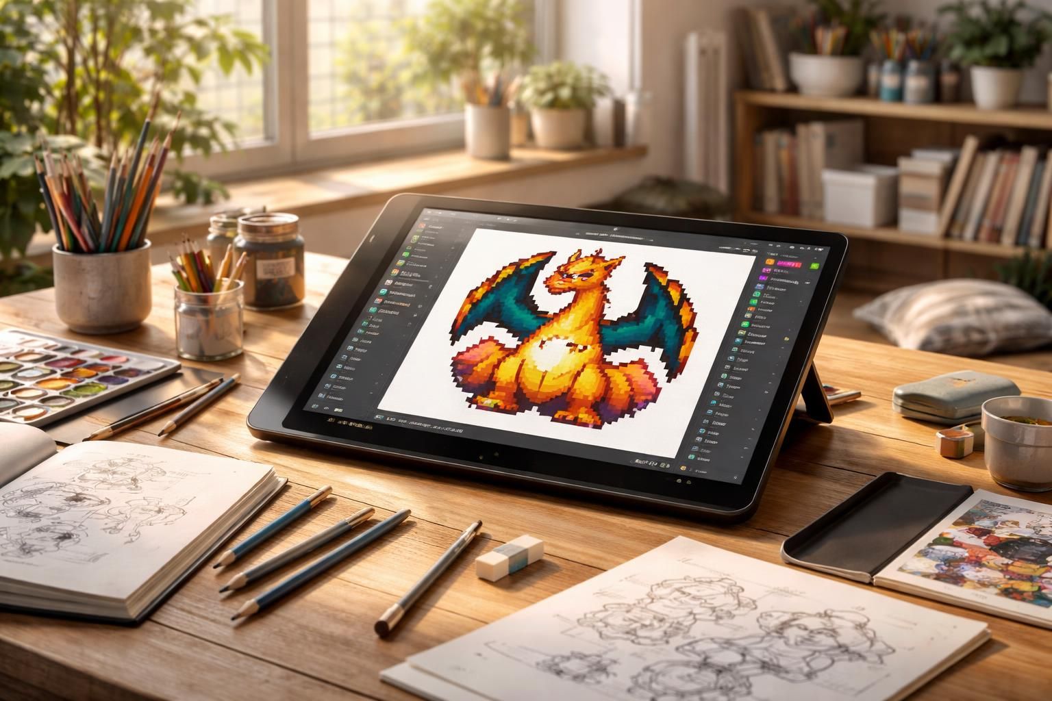 Tutoriel facile et rapide pour créer un pixel art Pokémon