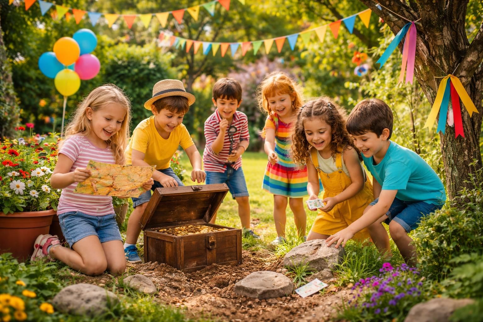 Créer une chasse au trésor pour un anniversaire : idées incontournables