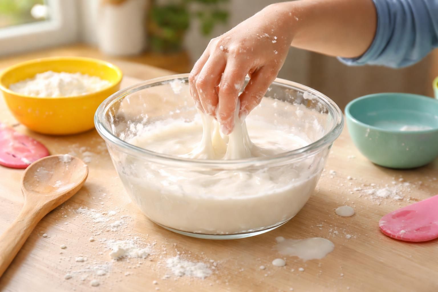 Explorez la recette du slime avec la maïzena pour des heures de plaisir