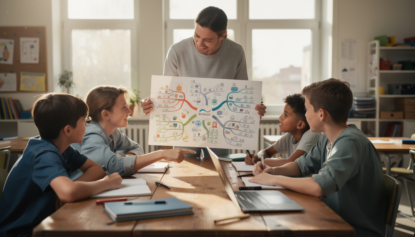 Innover en classe avec une carte mentale : plus que parfait