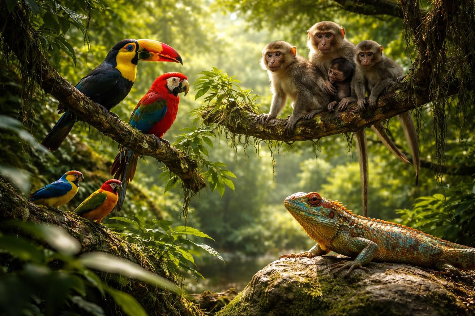 Les animaux fascinants à observer dans le parc Koony