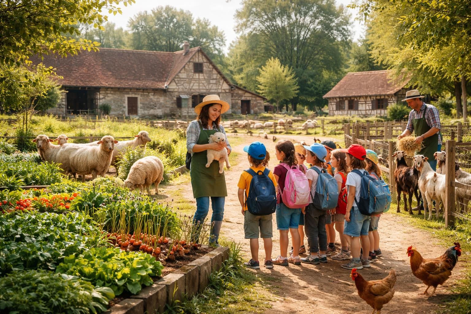 Les fermes pédagogiques à Tours : un espace de lien entre nature et éducation