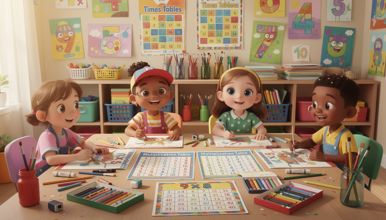 découvrez une méthode ludique et éducative pour maîtriser les multiplications 6, 7, 8 et 9 grâce au coloriage magique. transformez l'apprentissage en un jeu captivant et efficace pour tous les âges.