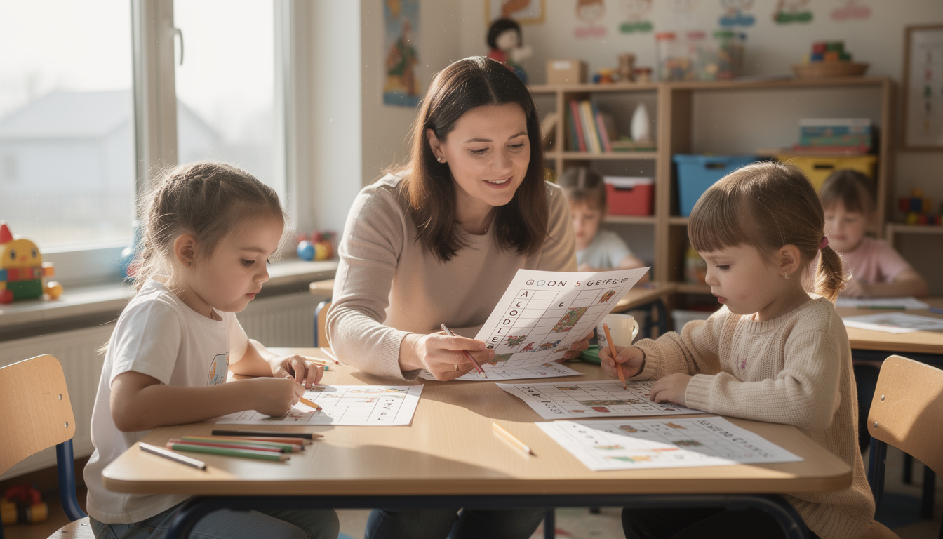 5 astuces pour utiliser des mots croisés grande section en PDF en classe