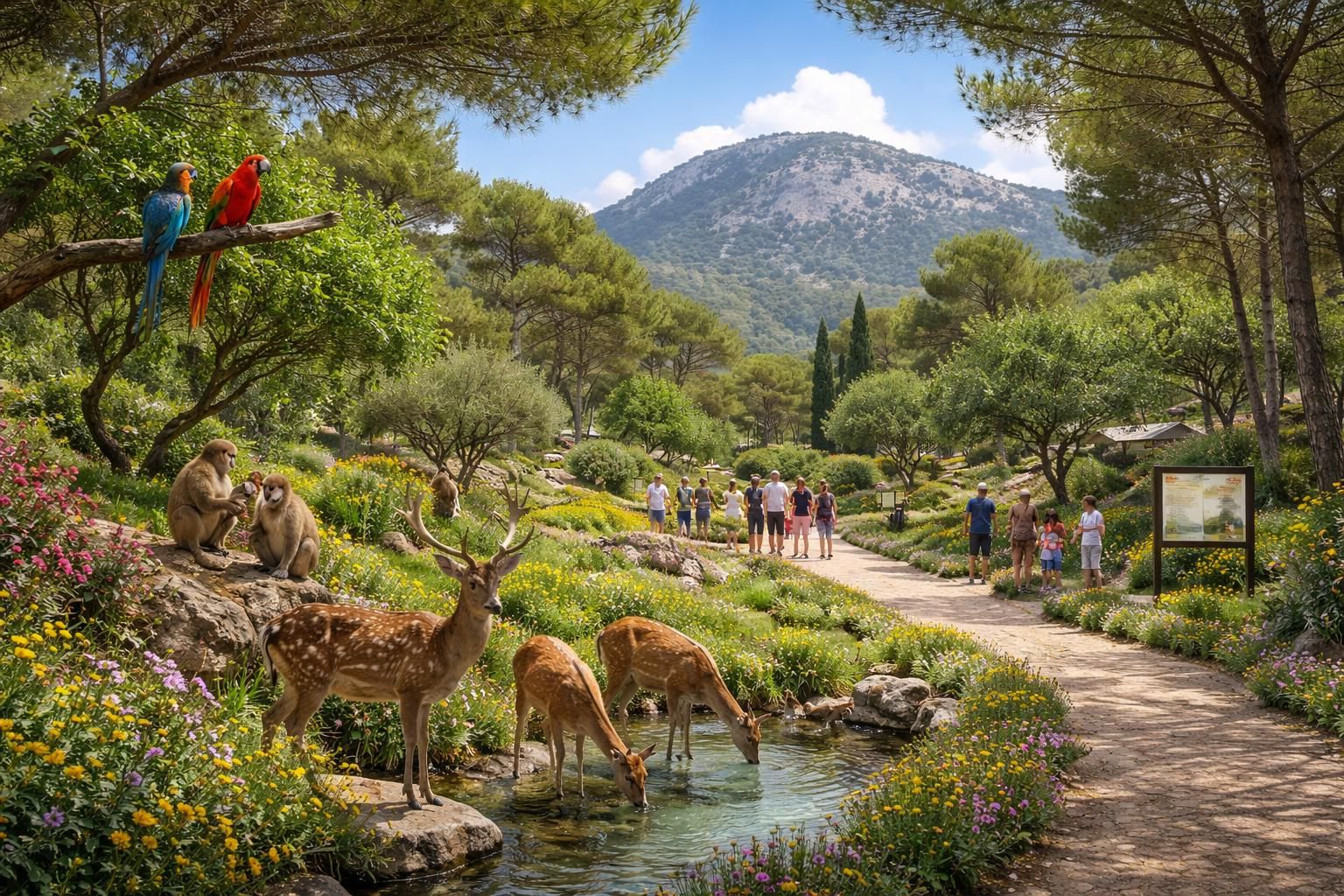 Comment passer une journée mémorable au parc animalier du Mont Faron