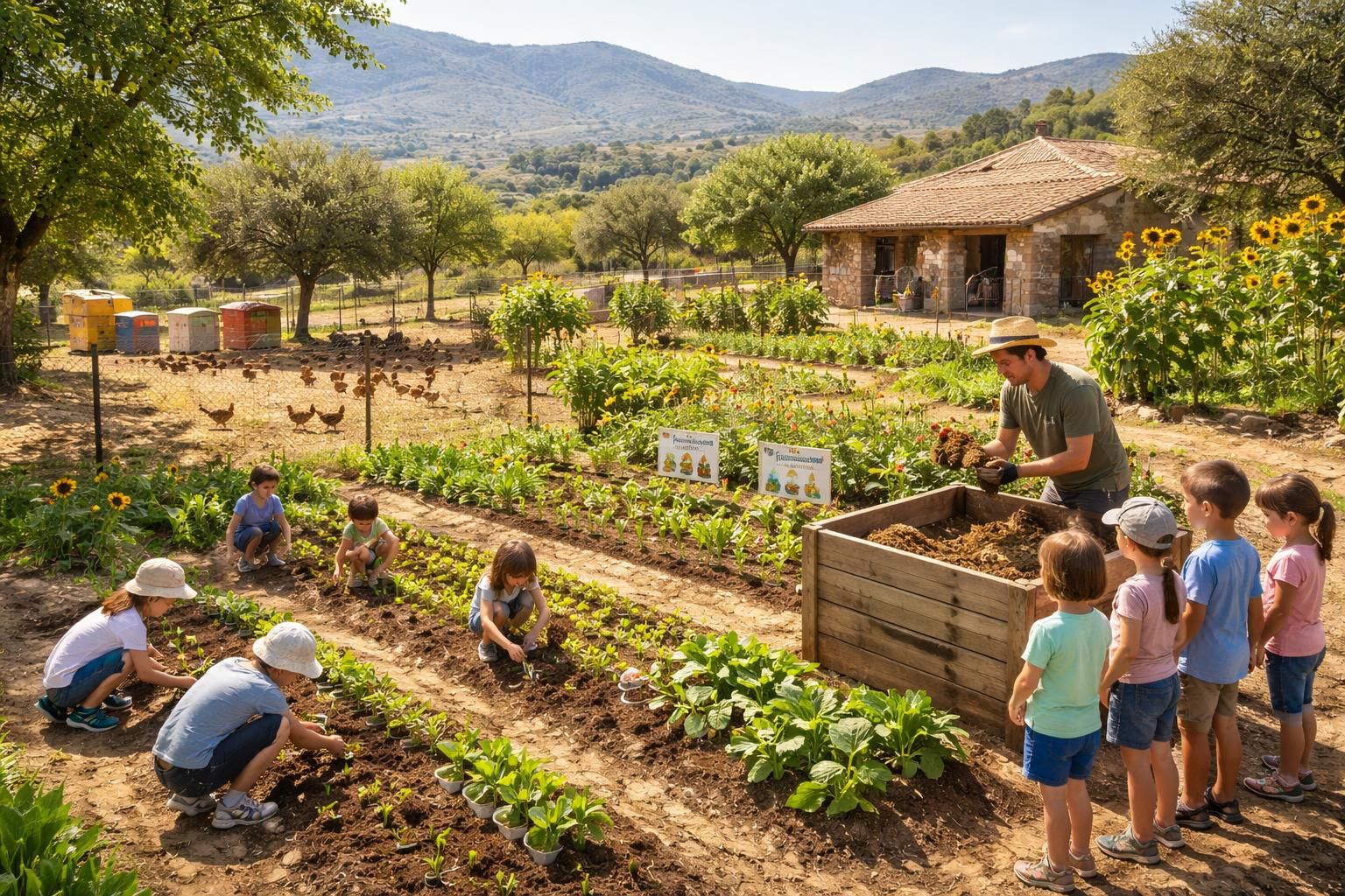 Comment une ferme pédagogique à Perpignan peut sensibiliser à l&rsquo;agriculture durable